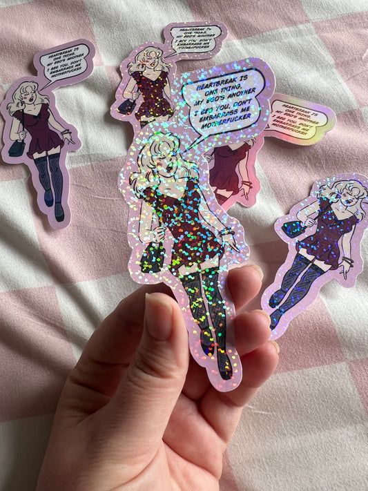 Please Please Please Comic Sticker