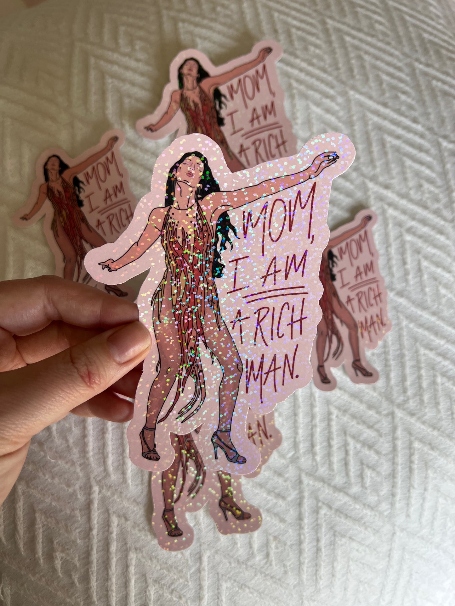 Cher I’m a Rich Man Sticker