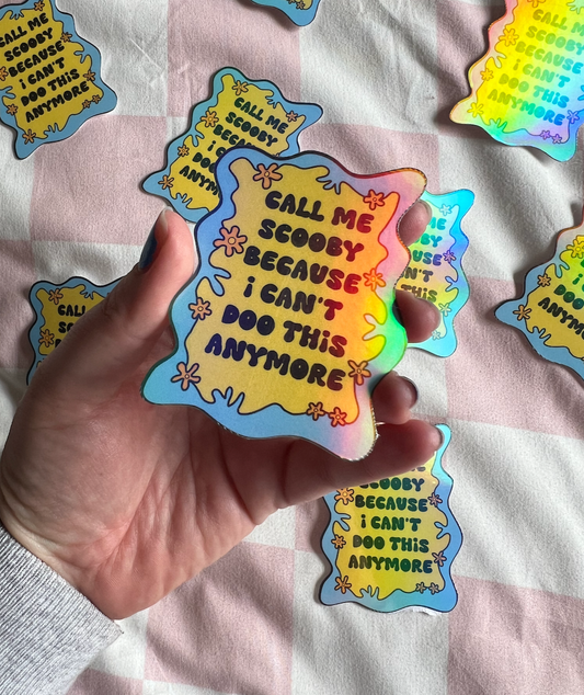 Dark Sc00by D00 Sticker