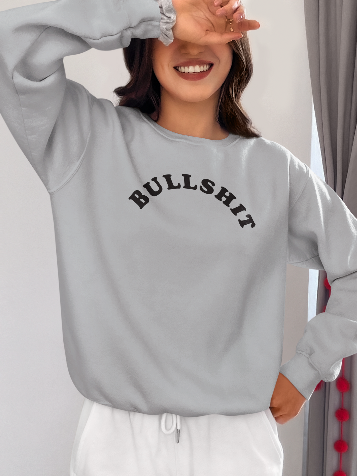 BULLSHIT Unisex Crewneck Sweatshirt