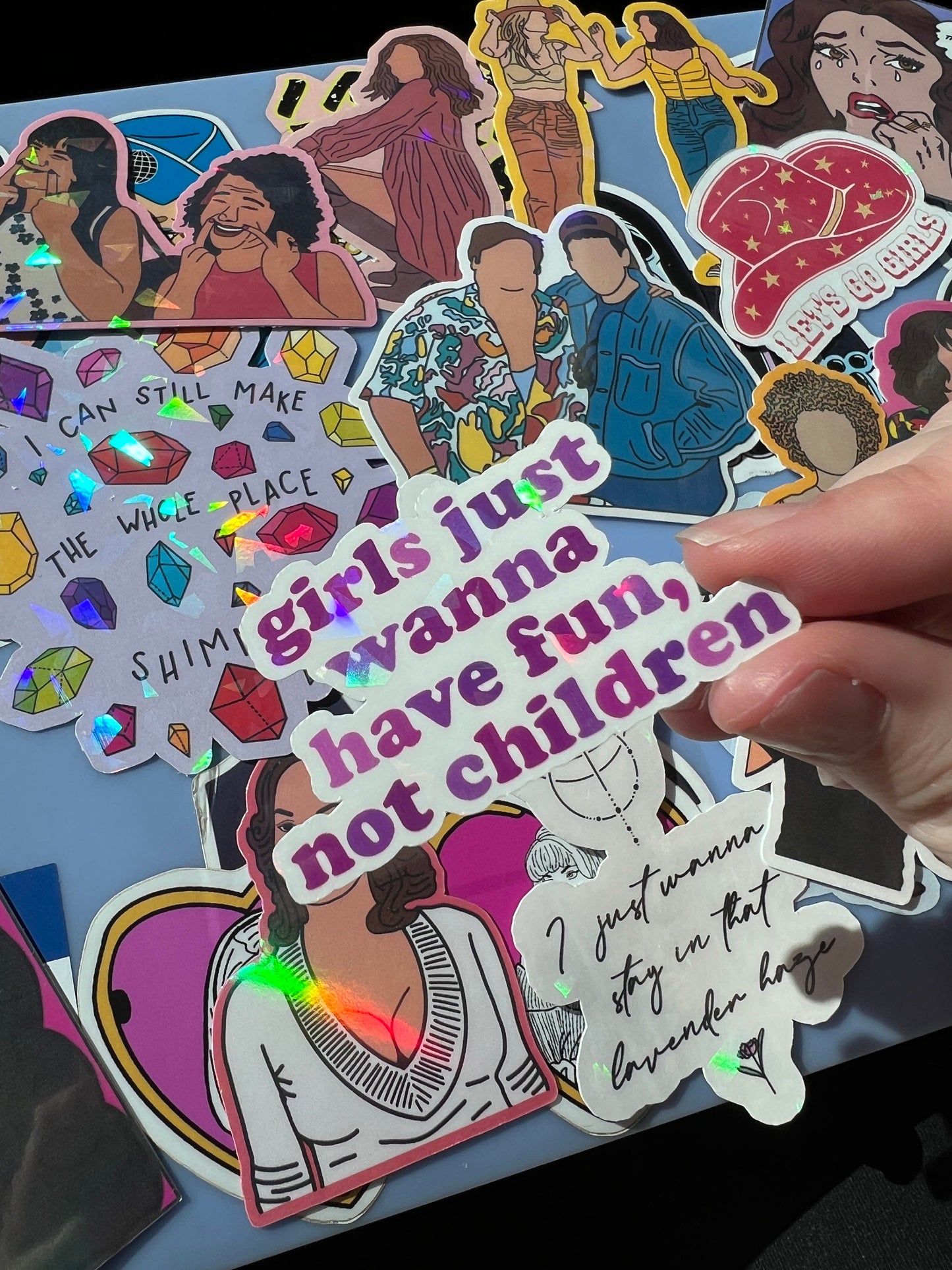 Girls Just Wanna Have Fun, Not Children Sticker