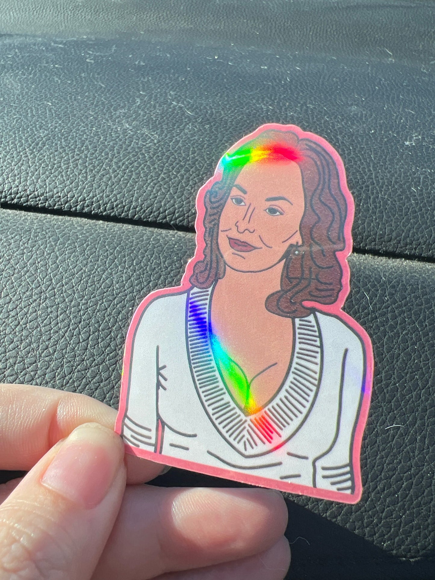 Jan Levinson Office Holographic Sticker