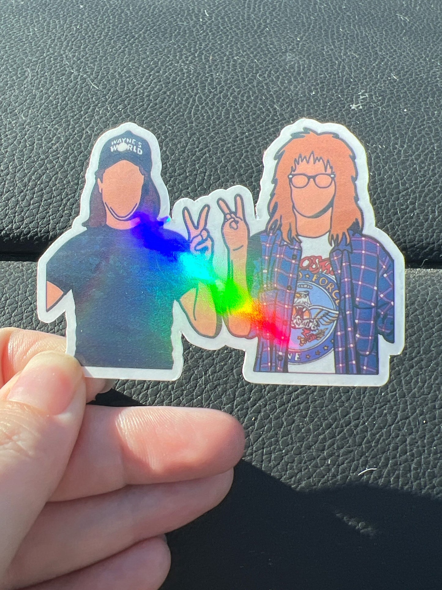 Wayne + Garth Sticker