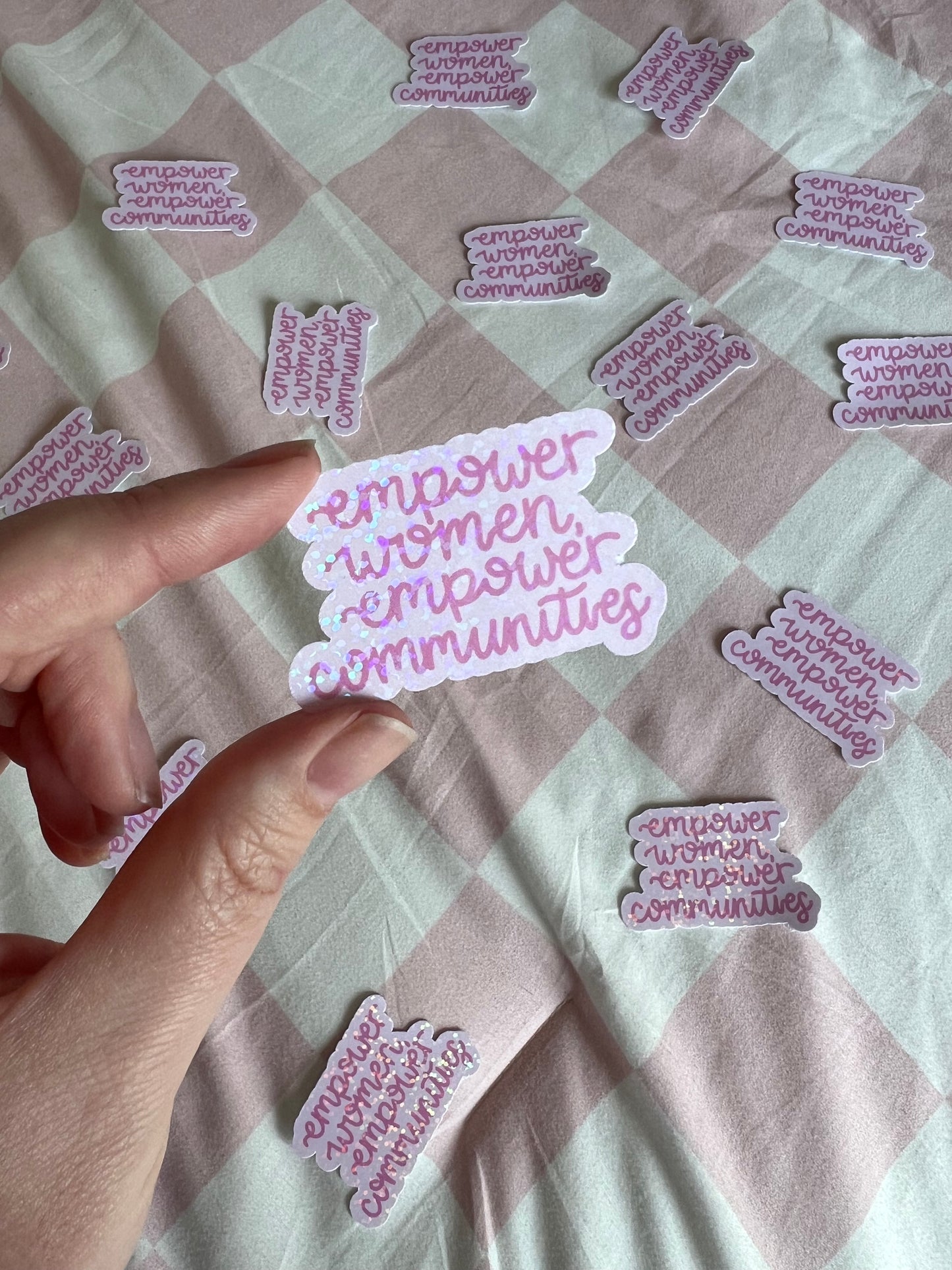 Empower Women, Empower Communities Sticker