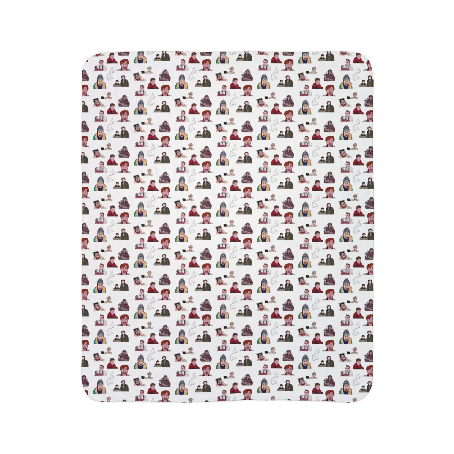 Home Alone Fleece Sherpa Blanket