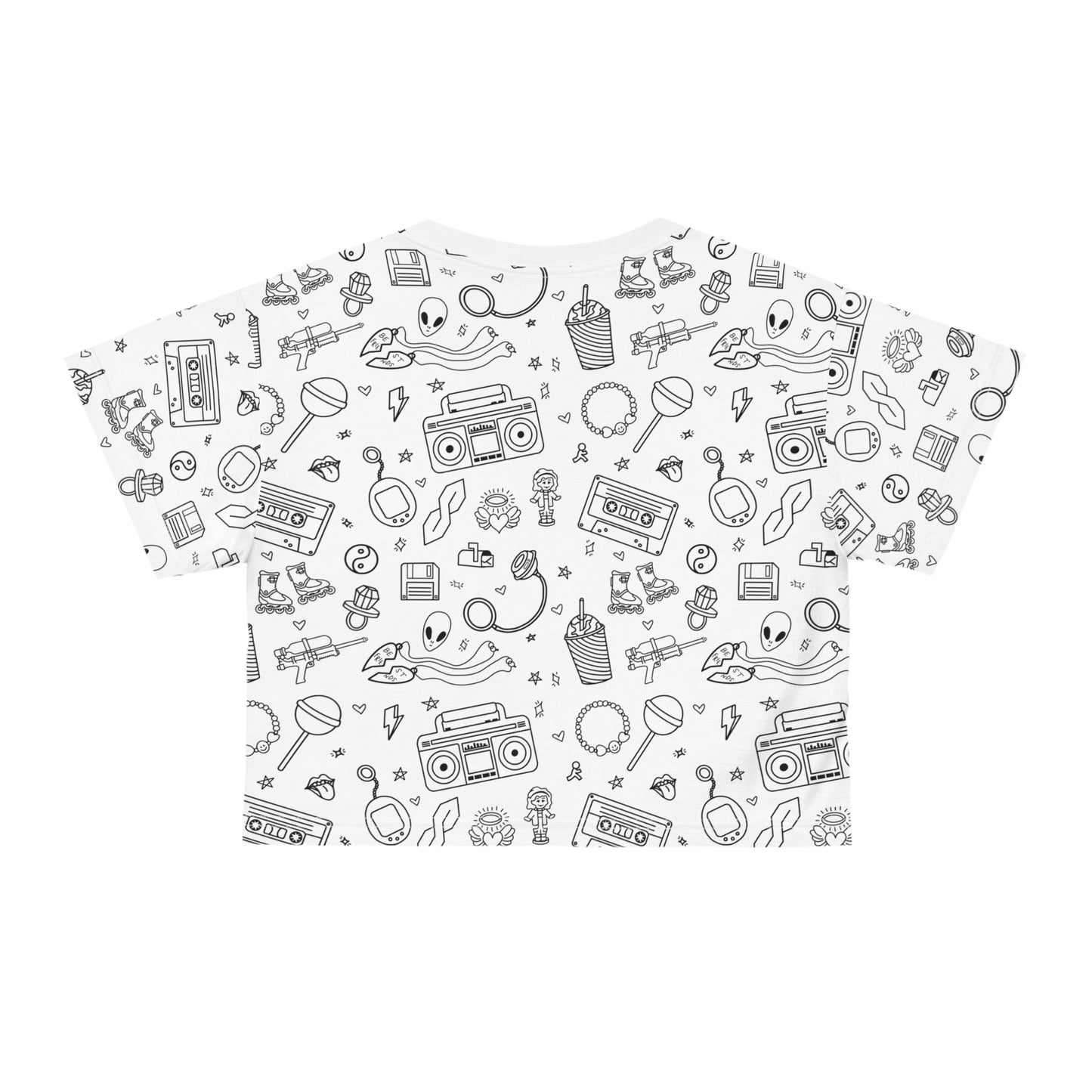 All That 90s Print Crop