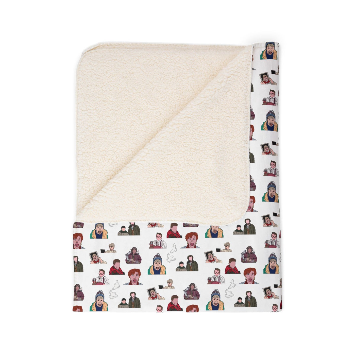 Home Alone Fleece Sherpa Blanket