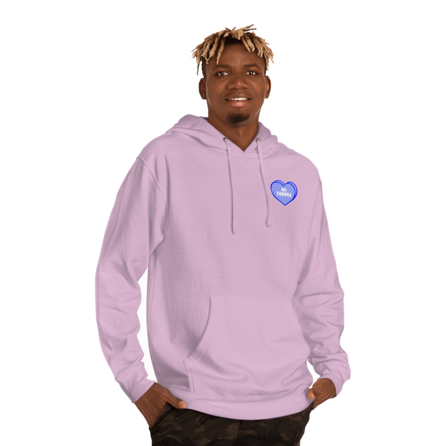Candy Hearts No Thanks Unisex Hoodie