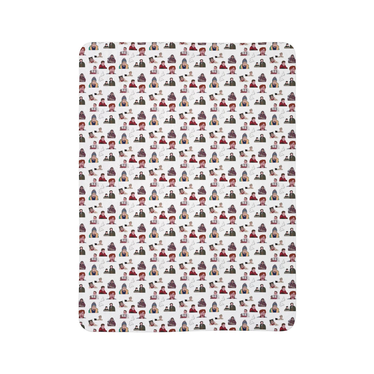 Home Alone Fleece Sherpa Blanket