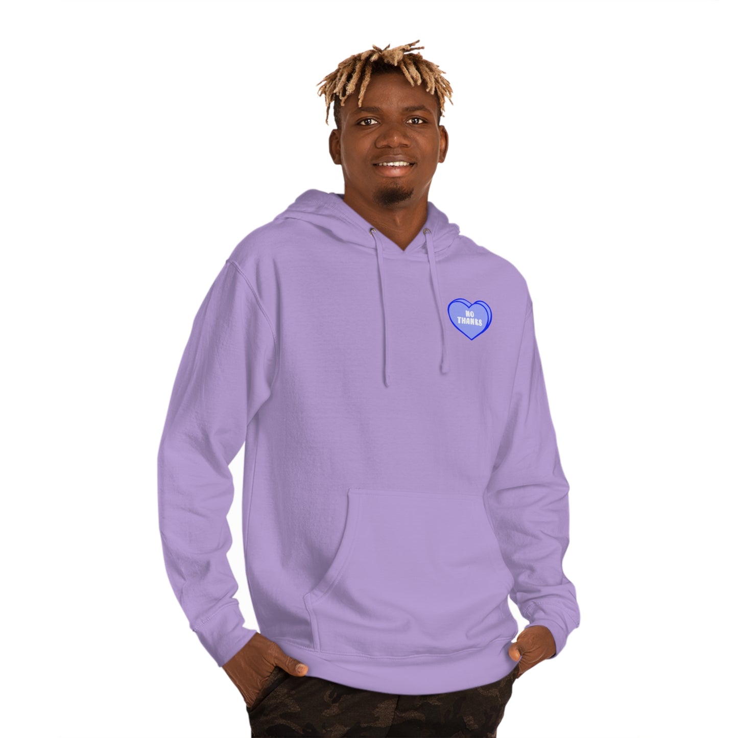Candy Hearts No Thanks Unisex Hoodie