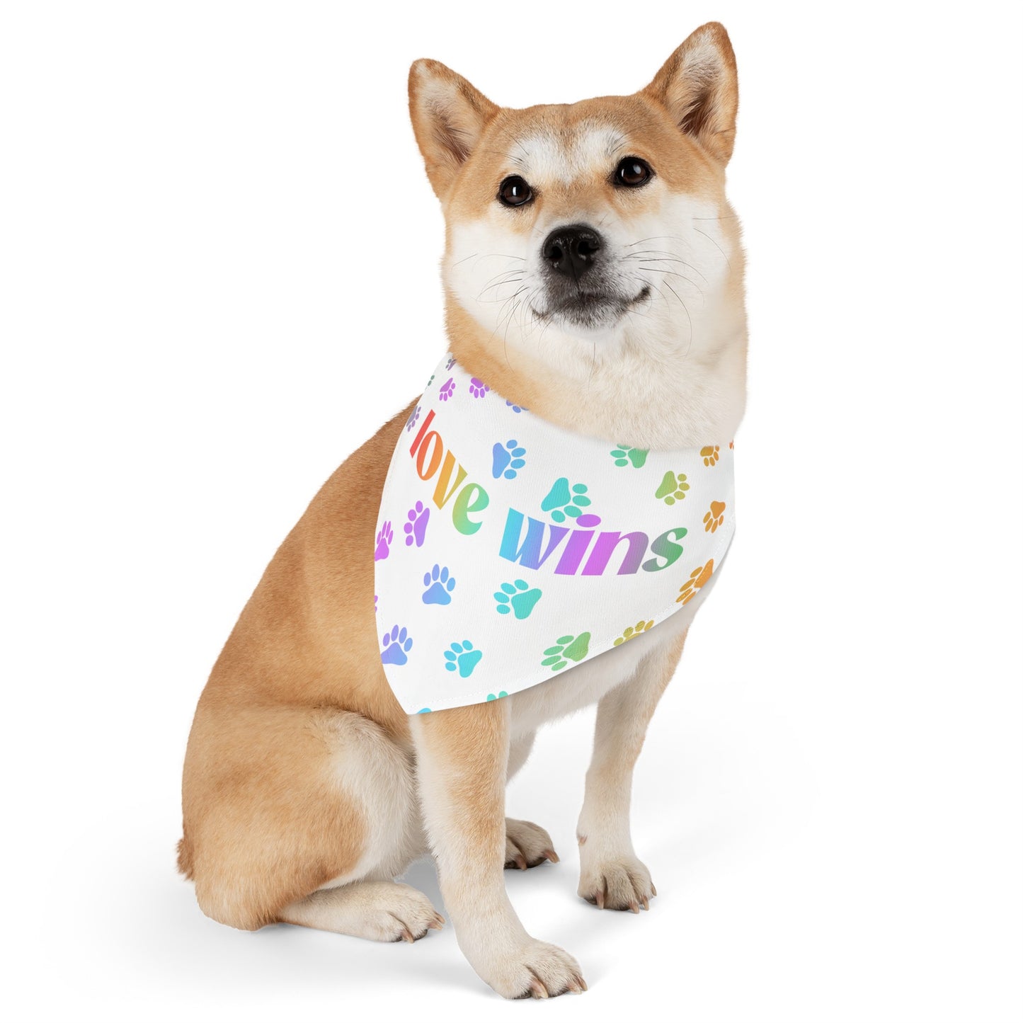 Love Wins Pet Bandana
