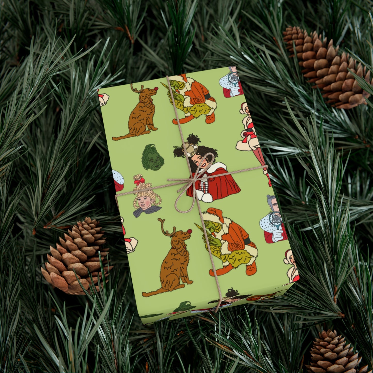Merry Grinchmas Wrapping Paper