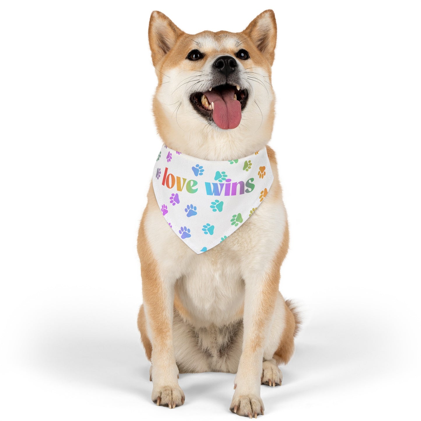 Love Wins Pet Bandana