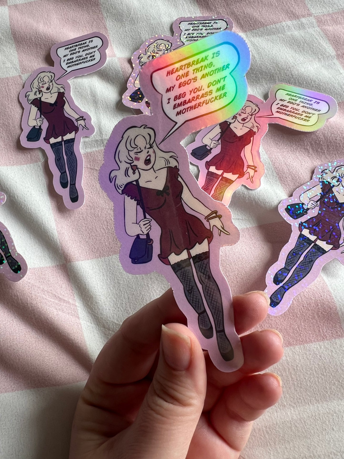 Please Please Please Comic Sticker