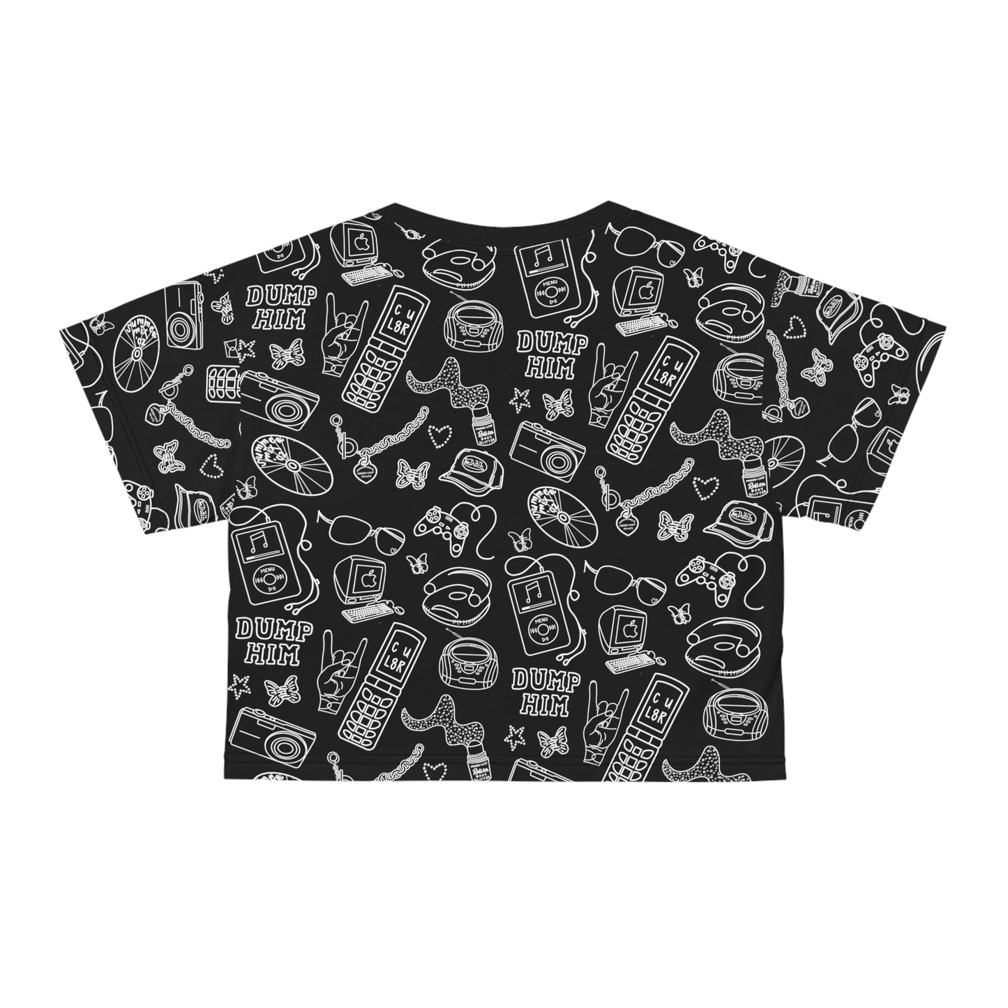 Totally 2000s Print Crop