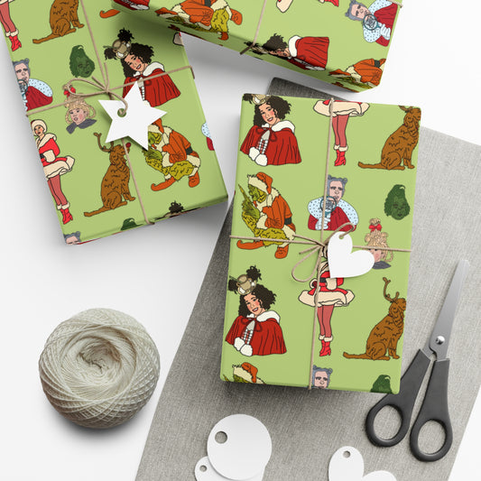 Merry Grinchmas Wrapping Paper
