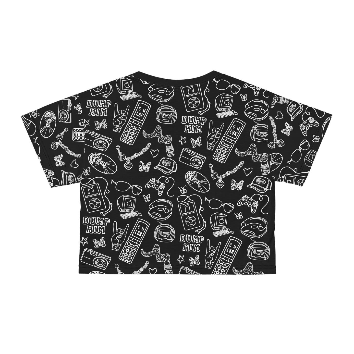 Totally 2000s Print Crop