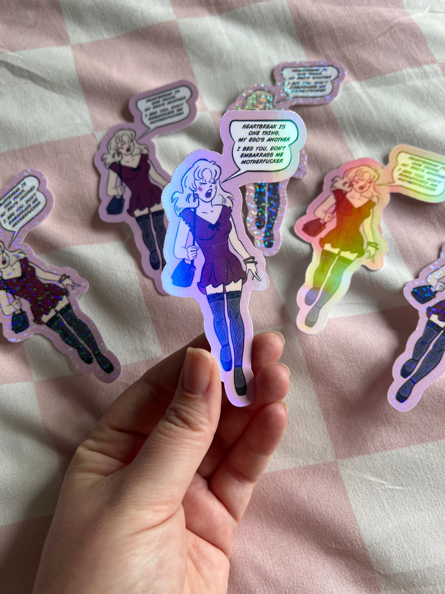 Please Please Please Comic Sticker