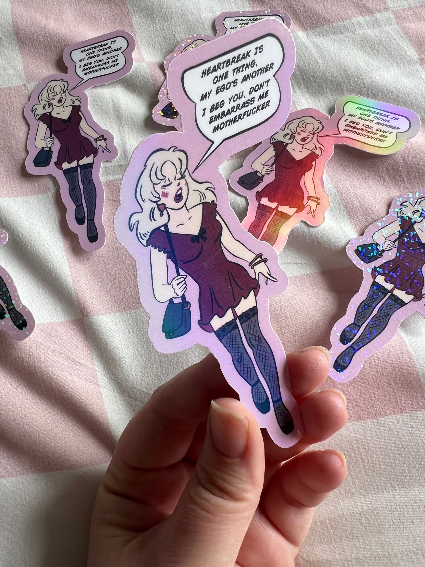 Please Please Please Comic Sticker
