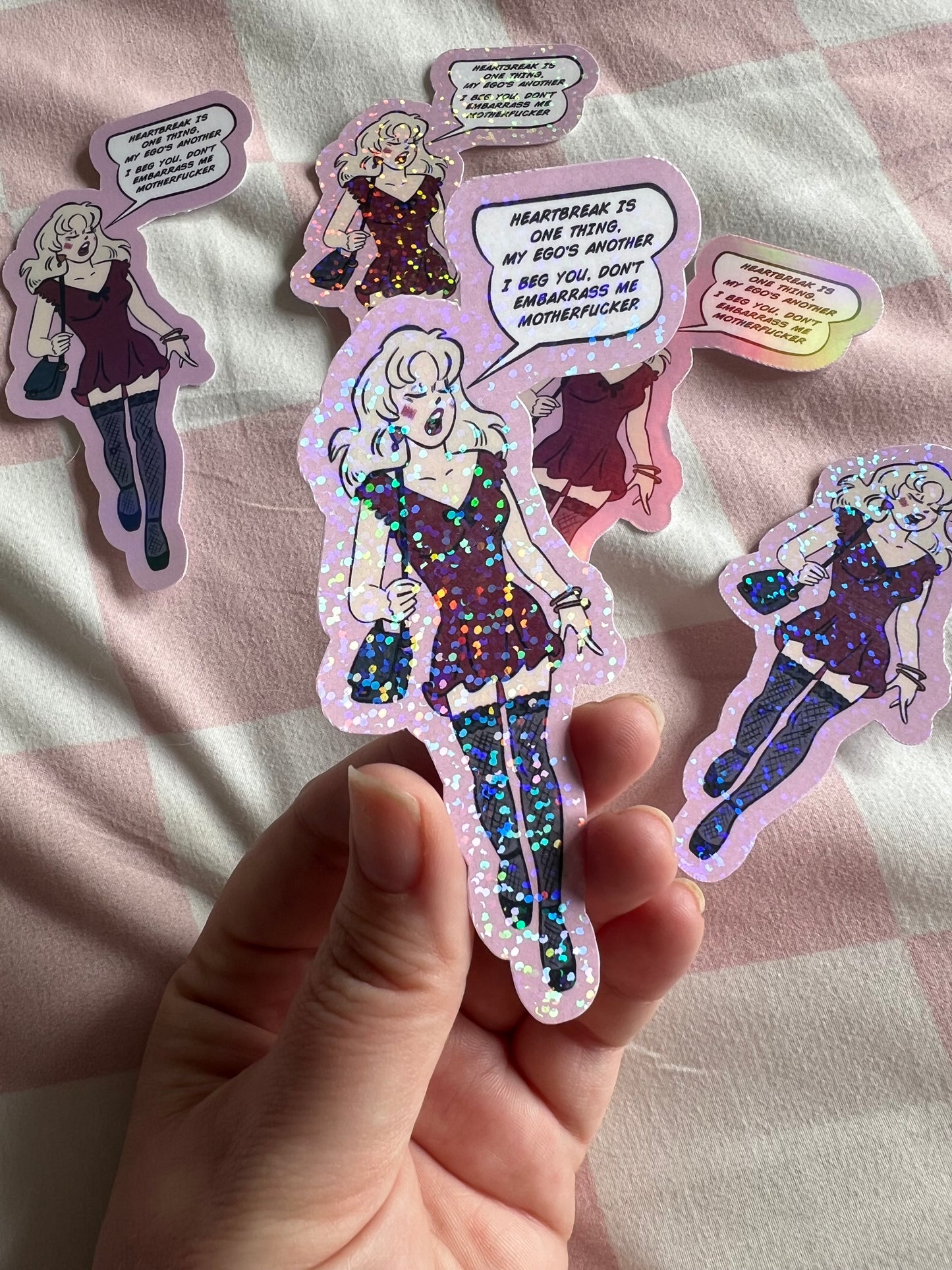 Please Please Please Comic Sticker