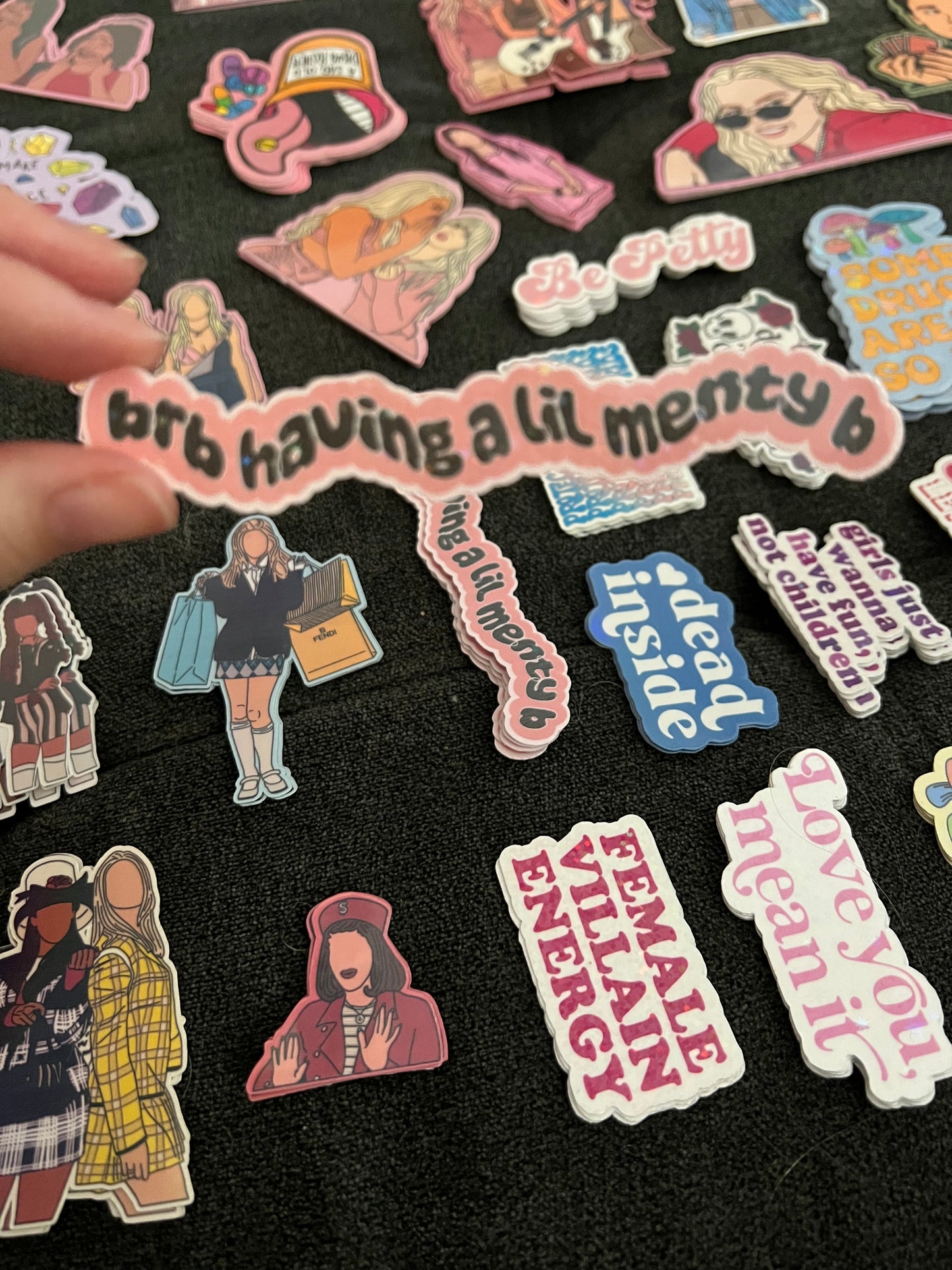 Menty B Sticker