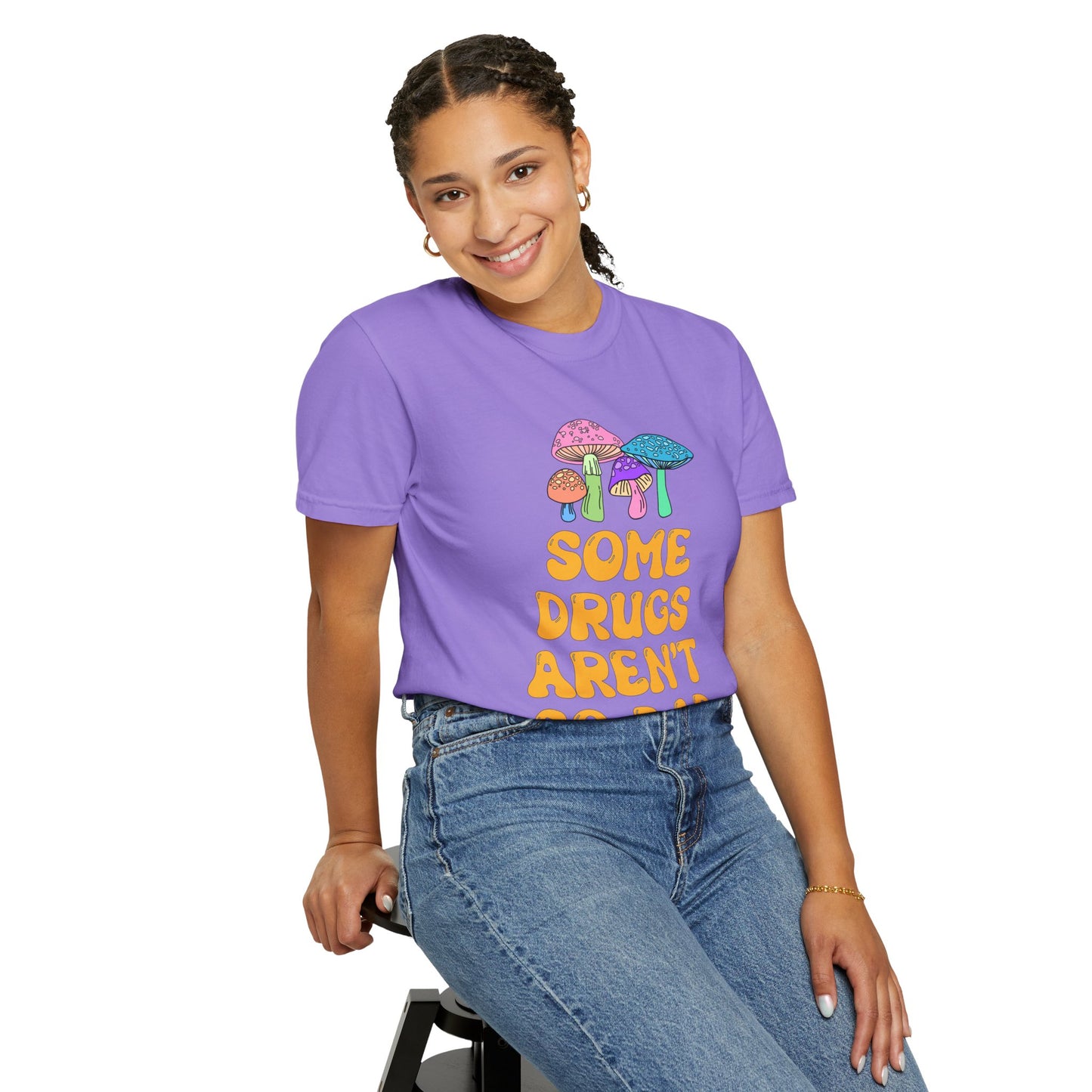 Some Drugs Aren't So Bad - Shroomies Crewneck Tee