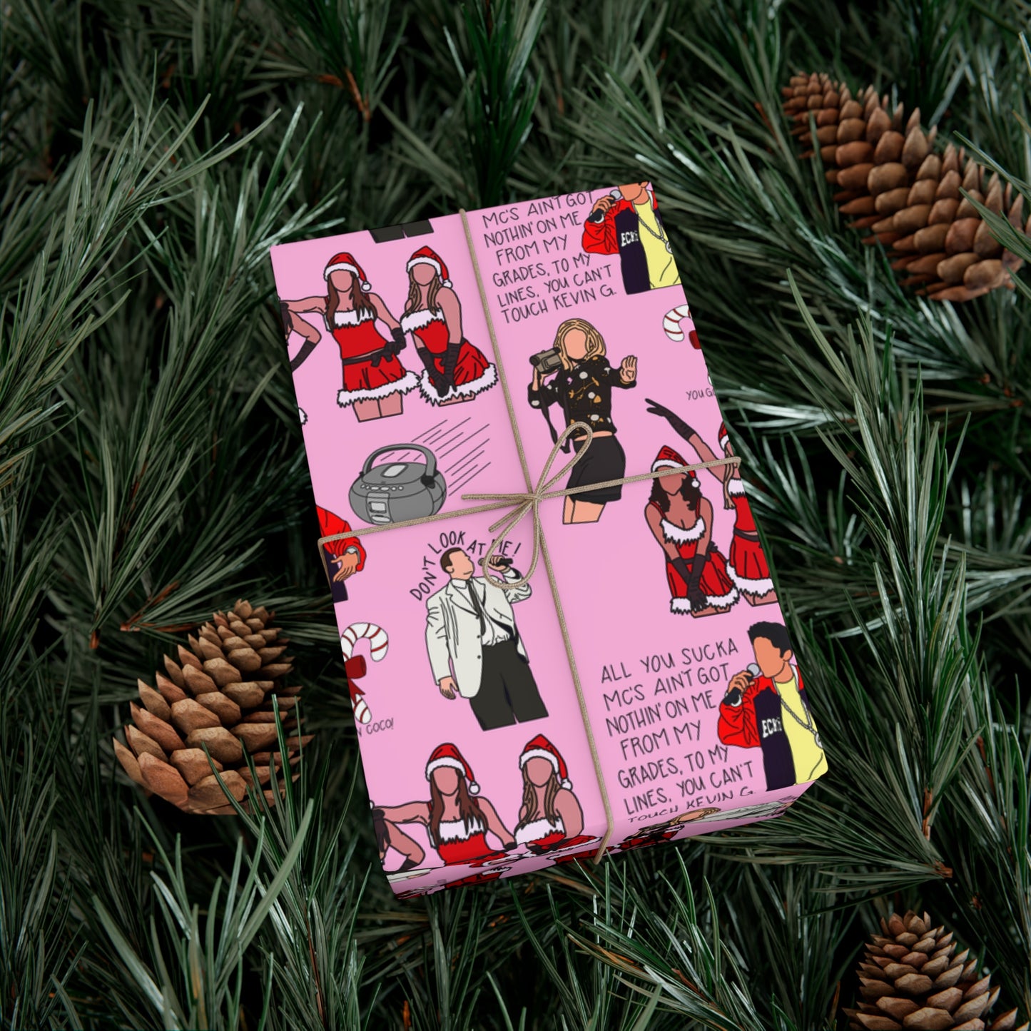 The Meanest of Girls Wrapping Paper