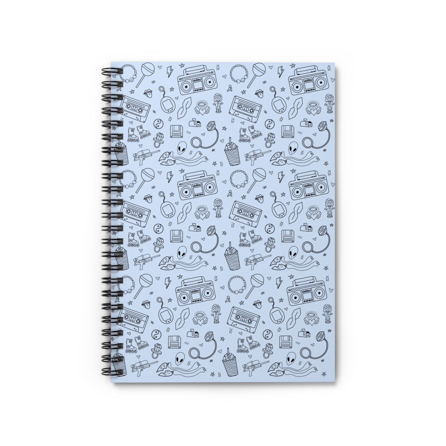 All That 90s Print Spiral Notebook - Ruled Line