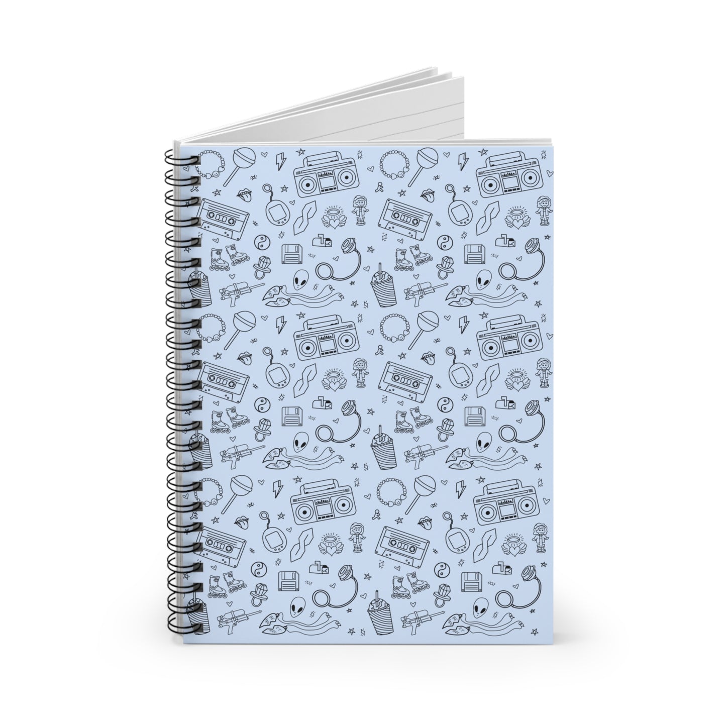 All That 90s Print Spiral Notebook - Ruled Line