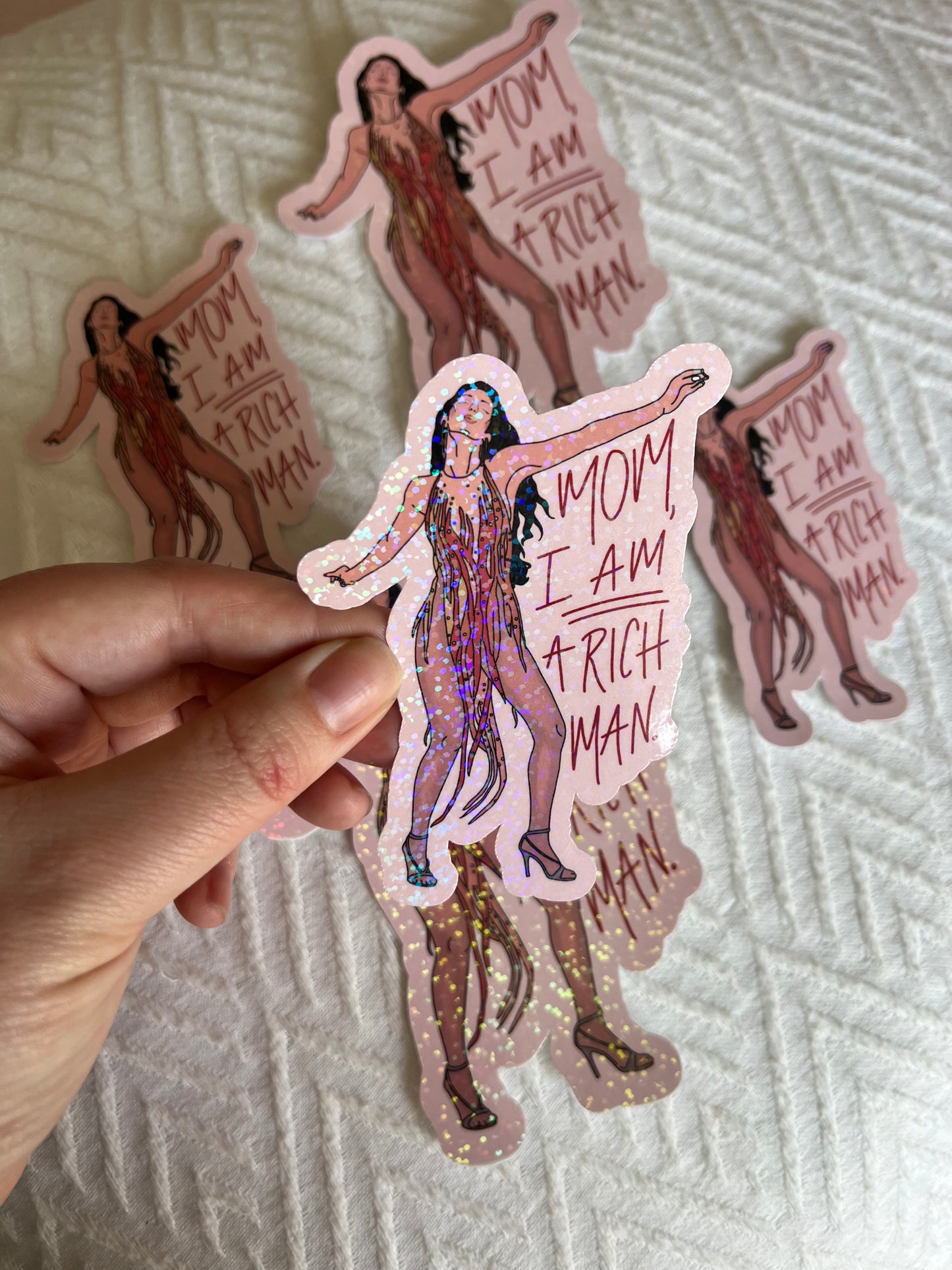 Cher I’m a Rich Man Sticker