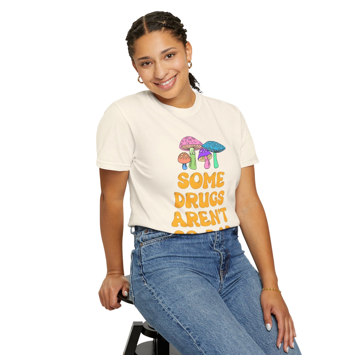 Some Drugs Aren't So Bad - Shroomies Crewneck Tee