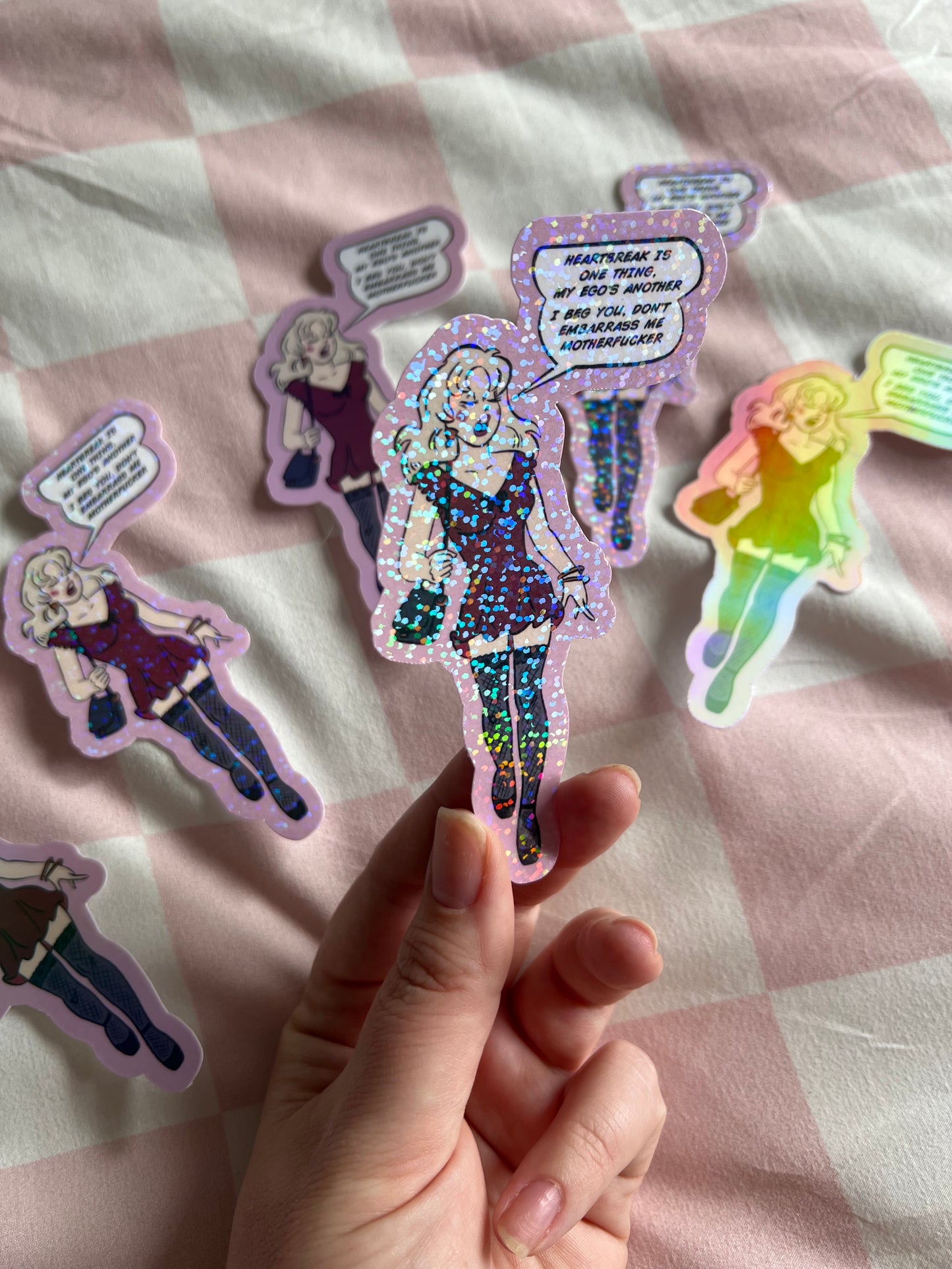 Please Please Please Comic Sticker