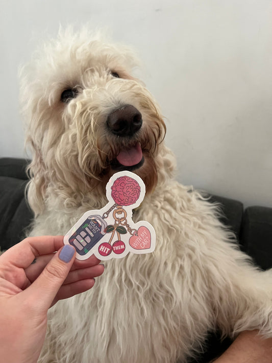 Want Me To Hit Them With My Car? Sticker