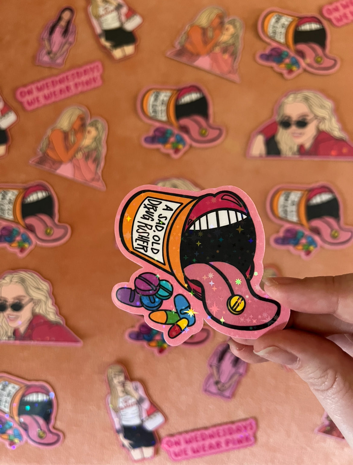 Sad Old Drug Pusher Sticker