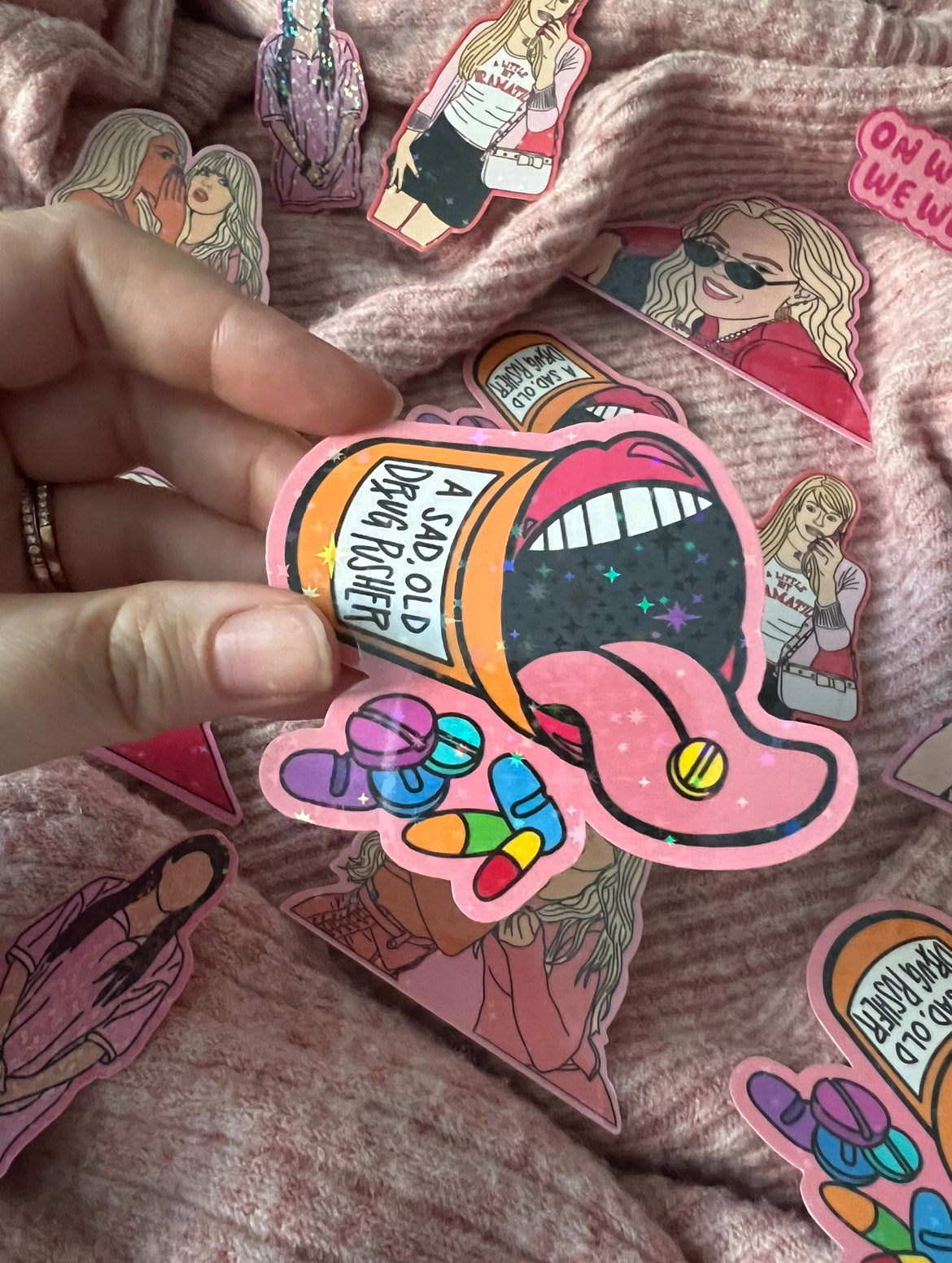 Sad Old Drug Pusher Sticker