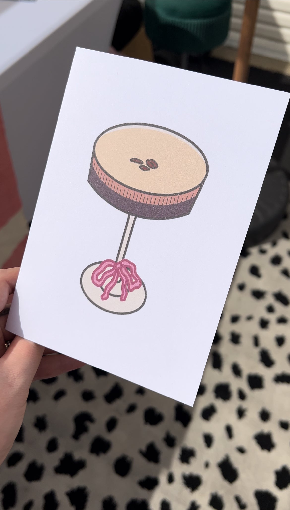 Espresso Martini Birthday Card