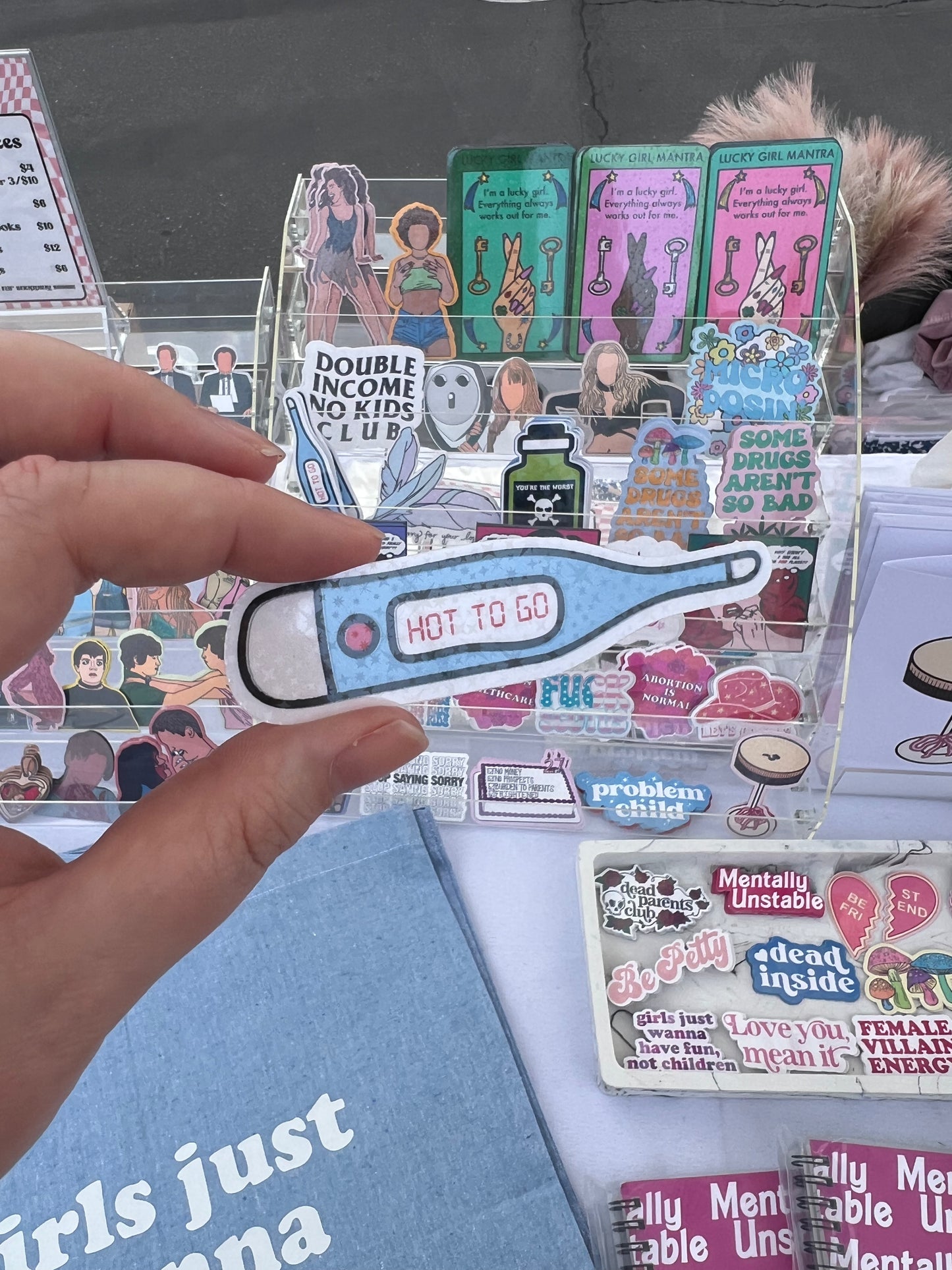 Hot To Go Sticker