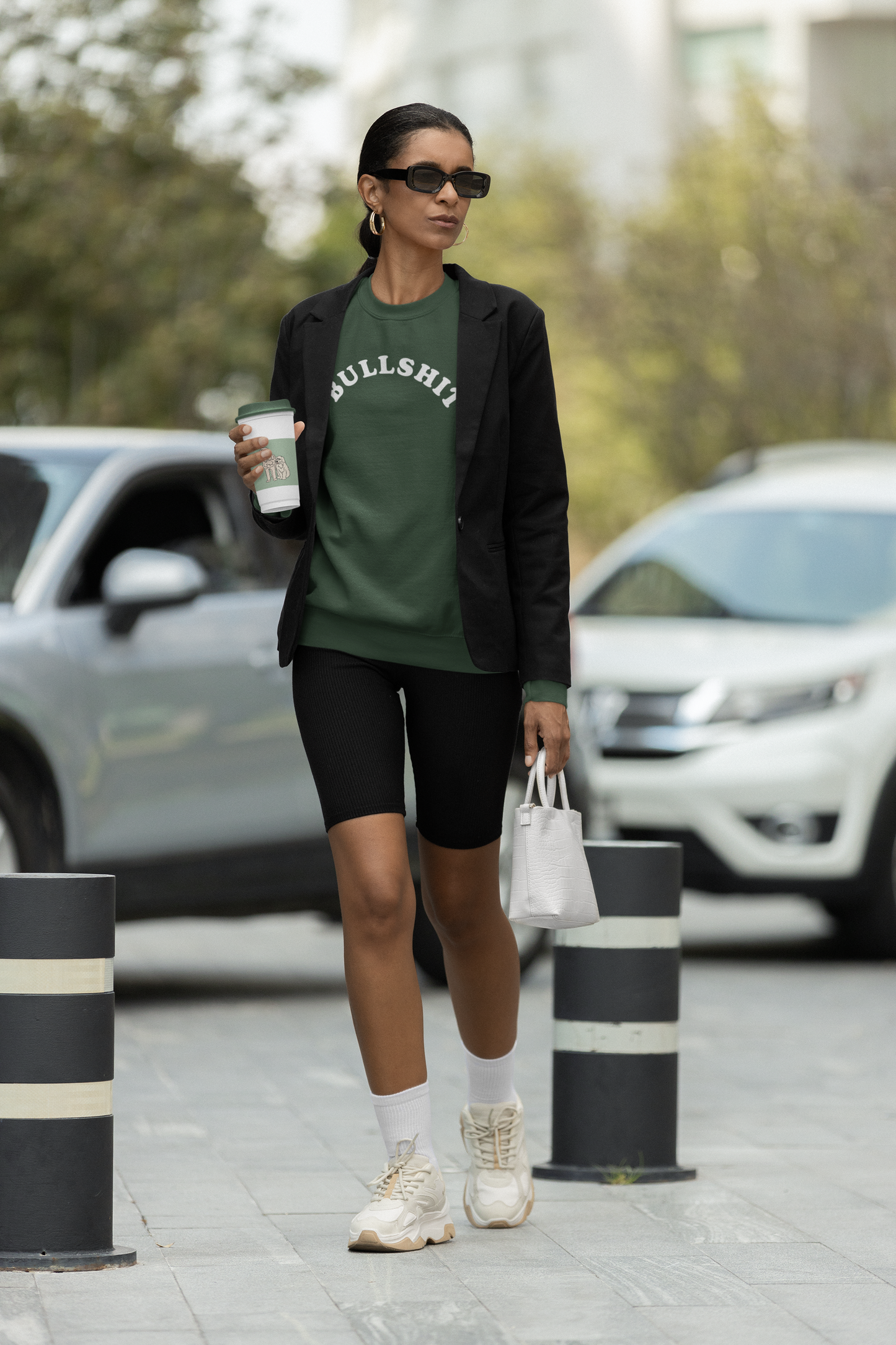 BULLSHIT Unisex Crewneck Sweatshirt