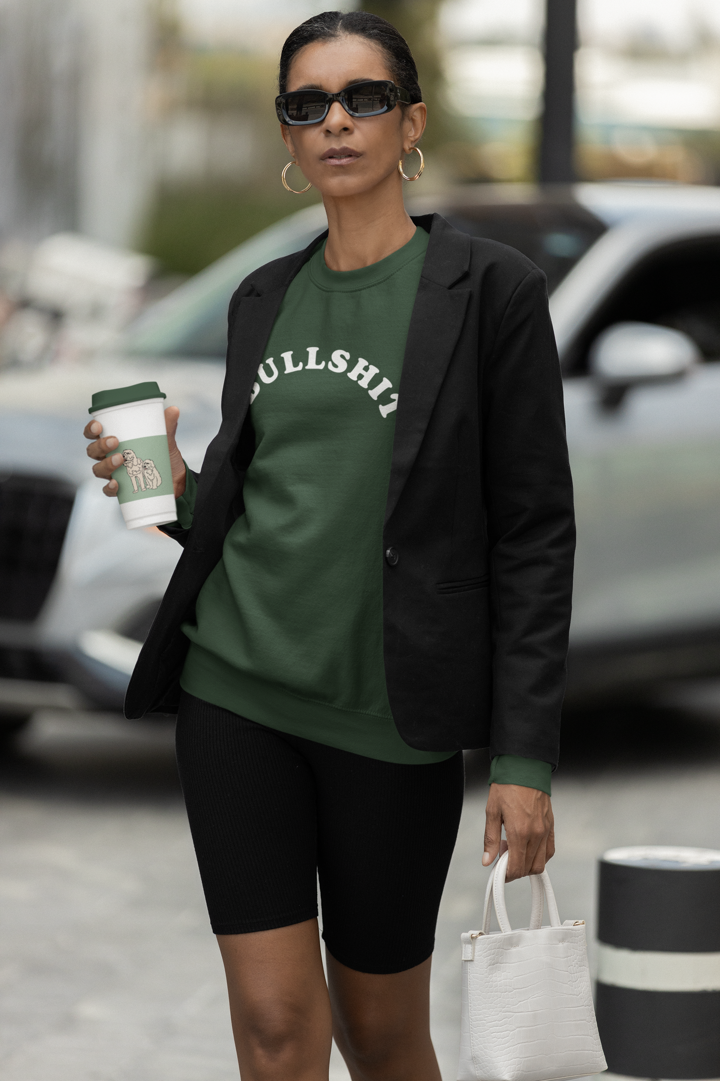 BULLSHIT Unisex Crewneck Sweatshirt