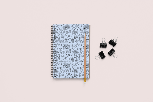 All That 90s Print Spiral Notebook - Ruled Line