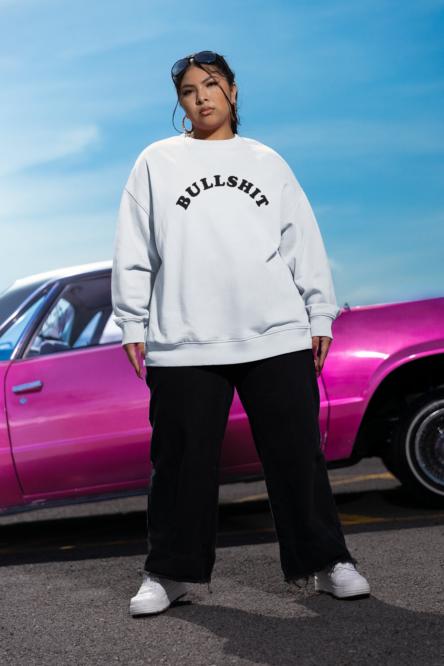 BULLSHIT Unisex Crewneck Sweatshirt