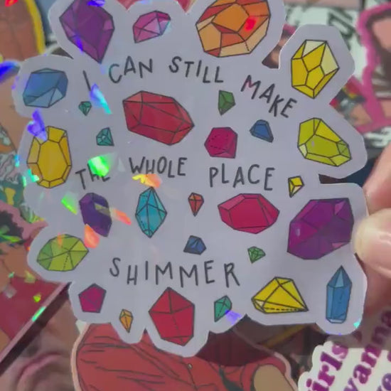 Bejeweled Midnights Holographic Sticker