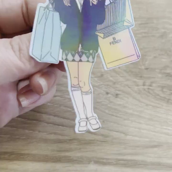 Cher Horowitz Shopping Clueless Sticker