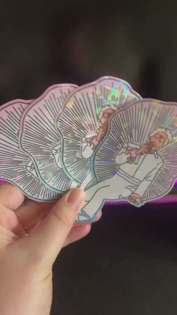 Uncle Baby Billy Seashell Sticker