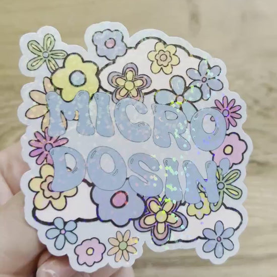 Microdosin' Sticker