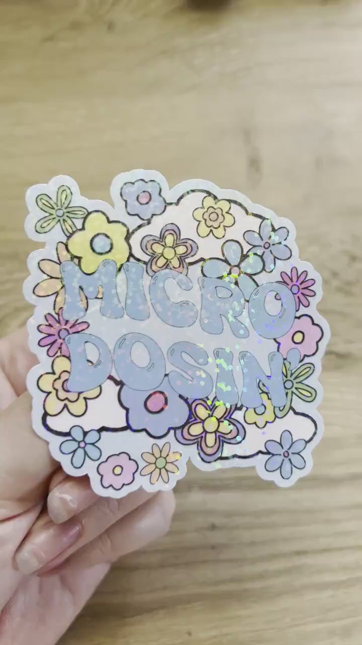 Microdosin' Sticker