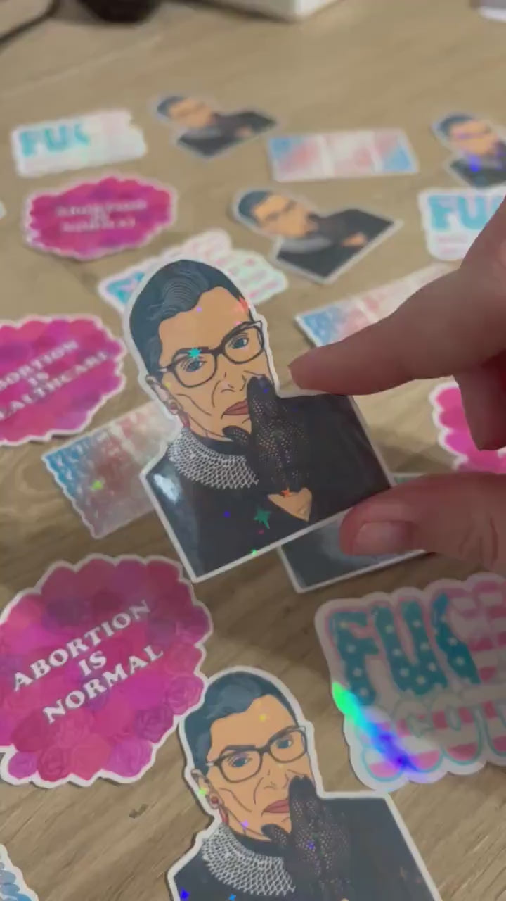 Ruth Bader Ginsburg RBG Sticker