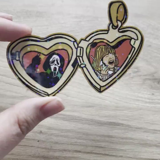 Scream Ghostface Locket Sticker