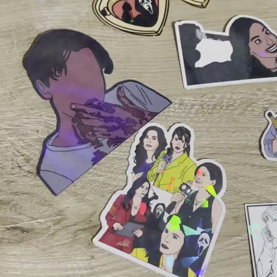 Evolution of Sidney Prescott Holographic Sticker