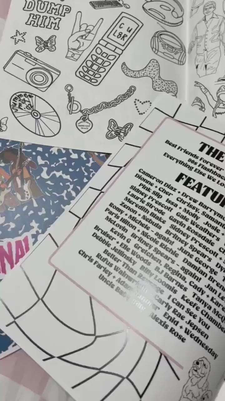 Moose + Chip Prints Coloring Book